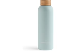 WATERDROP MICRODRINK waterdrop® Borraccia Termica | Borraccia per acqua in acciaio 600ml | Thermos: mantiene il caldo per 24 ore e il freddo per 12 | Acciaio inox senza BPA | Sostenibile e Riutilizzabile