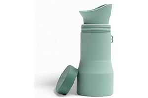 KIDDIWHIZZ Whizzer™ - Discreet Portable Toilet For Adults - Seen on Dragons Den - Travel Essentials for Festivals, Camping, Caravans & Travel - Silicone Pee Bottle for Men & Women - Portable & Leakproof - 500ml