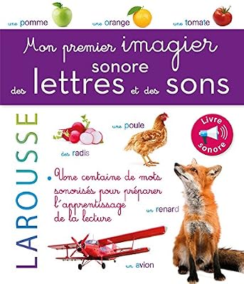 Larousse Mon imagier sonore des premiers sons