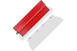 SQLJYU Spatola per Stucco Muro, 40 cm Attrezzi per Cartongesso, Americana per Rasatura, Cazzuola per Stucco, Attrezzi Muratore, con Lama Sostituibile