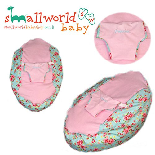 Personalised Vintage Floral Baby Bean Bag