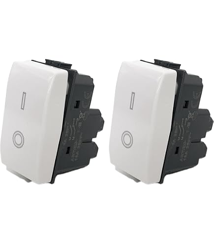 Bticino Serie Magic Inversor 16A 1 Módulo Color Marfil: Conmutador Para Sistemas Eléctricos Domésticos