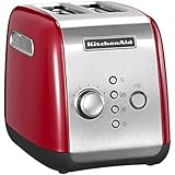 Kitchenaid 5KMT221EER - Tostadora, color rojo y plateado