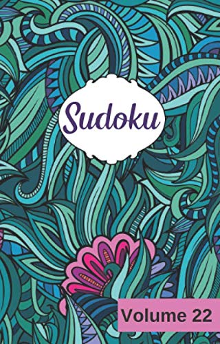 Sudoku Volume 22 Small Travel Friendly Size Sudoku Puzzle Book Pretty Pocket Size Sudoku Puzzle Book For Adults - 