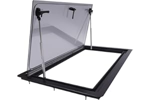 Frederimo Finestra per roulotte con tenda avvolgibile integrata e zanzariera, 900 x 500 mm, protezione per finestrini laterali, camper, roulotte, furgoni