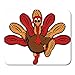 Produktbild Mouse pad Charity Trot Thanksgiving Turkey with Soles of Tennis Shoes for Feathers Running with on Bird Competition Office Supplies mouses pad
