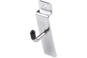 COMPLETESHOPFITTINGS 100x SLATWALL HOOKS ACCESSORY SINGLE PRONG SHOP SLATBOARD DISPLAY (1 Inch)