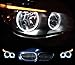 Produktbild 4x LED Angel Eye Halo Ring Licht 501 T10 W5W Birne Weiß E60 E61 5 Series Pre LCI