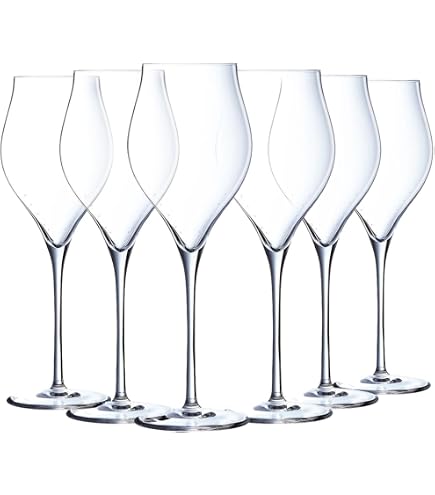 Set 6 Bicchieri Da Vino Excellence FB 39 Cl In Cristallo | AlsaceCadeau, Altezza 90 Mm, Diametro 95 Mm, Forma Moderna Sostitutiva INAO