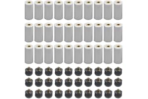 BGTXINGI 30 Set 13 mm Billard Queue Aderendhülsen mit Schraub Queue Spitzen Billard Zubehör Ersatzteile Stick Reparatur Werkzeug Set