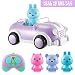 Produktbild Joyhero Ferngesteuertes Auto RC Auto Fernbedienung RC Auto Spielzeug Cute Einfach zu bedienen mit 3 Verschiedenen Treibern Nizza Musik und Licht Spielzeug Interessant ab 2 Jahre für Kinder Lila