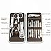 Mobengo 12Pcs Nail Care Personal Manicure & Pedicure Set, Travel & Grooming Kit Stainless Steel Personal and Professional Use Ergonomic Different Tools Nails Clippers