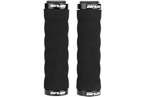 DIOCHE Poignées de Guidon de Vélo, Poignée de Vélo Manche Eponge Confortable Antidérapante Cyclisme Poignées de Verrouillage