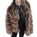 Produktbild Winter Wintermantel Neue Damenmode Winterjacke Warm Kunstpelz Langarm Sweatjacke Sexy Mantel plus Outwear Winter Oberbekleidung Weihnachten Outdoorjacke Felicove