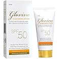 Gloviva Sunscreen (50ml) Face cream Lotion for Oily, Sensitive, Acne Prone or Dry Skin- Moisturizer for Face with Pomegranate, Aloe Vera | Paraben Free UVA UVB (SPF 50, Pack of 1 (50ml X 1))