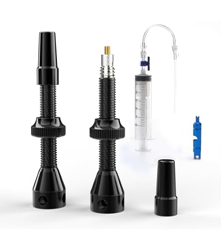 Quickfill Presta-Ventile (Paar) – 16–24 Mm, Bronze, Für Tubeless-Umrüstung, Hoher Luftstrom