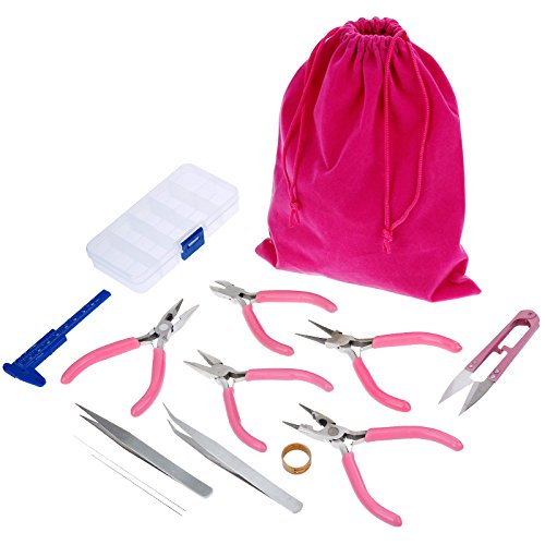 Zacro 14 teiliges Zangen Set für Schmuckherstellung Handwerk - 7