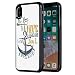 Produktbild iPhone X Case, Slim Anti-Scratch Shockproof Silicone TPU Back Protective Cover Case for Apple iPhone X (2017) 5.8 inch,Christian Bible Verse Quote Hebrews 6:19 Hope Anchors The Soul