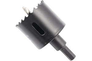 Otwornica 55 mm Laiwei Bimetal frez do otworów okrągłych HSS głowica piły tarczowej, grubość 1,8 mm, głębokość cięcia do 38 mm, nadaje się do drewna, tworzywa sztucznego, płyt gipsowo-kartonowych i