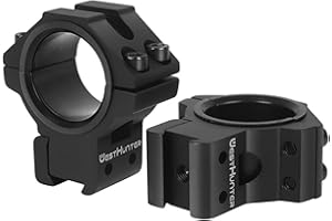 Anneaux de Montage de Lunette WestHunter Optics Précision pour Queue d'aronde de 11 mm, Montage de Lunette Tactique pour Tube de 25,4 mm/30 mm | Hauteur Centrale de 29 mm / 36 mm