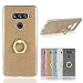 Produktbild Everainy Kompatibel für LG V40 ThinQ Hülle Silikon Bumper Gummi Neu Cover mit Ring 360 Grad Ständer Hüllen für LG V40 ThinQ Handyhülle Stoßfest TPU Stoßstange Schutzhülle (Gold)