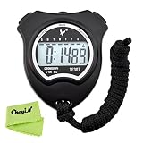 Ckeyin® Cronometro Digital Temporizador con Alarma especial para control de tiempos en Deporte Atletismo Natacion Ciclismo etc