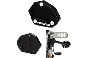 SUPER VICI Motorcycle Kickstand Fit For B.MW F800GS 2023 2024 | F800GS Adventure 2023 2024 | FootSide Enlarge Plate F800 GS F800GS ADV Side Stand Extension F800GS Accessories(black)