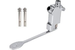 HAOFY Foot Pedal Water Valve for Foot Pedal Faucet, G1/2 Thread Copper Single Brass Pedal Valve
