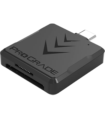 Lettore di schede mobile ProGrade Digital CFexpress tipo A a slot singolo USB-C 3.2 Gen 2 (PGM12