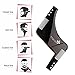 The Beard Styling Template- Stencil for Men - Lightweight and Flexible - One Size Fits All - Curve Cut, Step Cut, Neckline & Goatee Beard Shaping Tool (Brown)