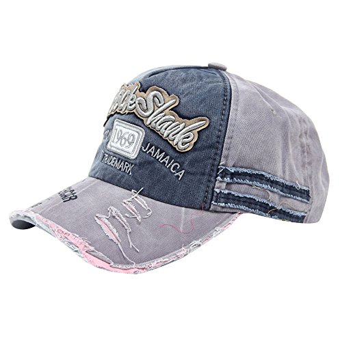 QuickZ Snapback Sombreros Unisex Verano Letra 1968 Hockey béisbol Gorras Hip Hop Gorros (Negro)