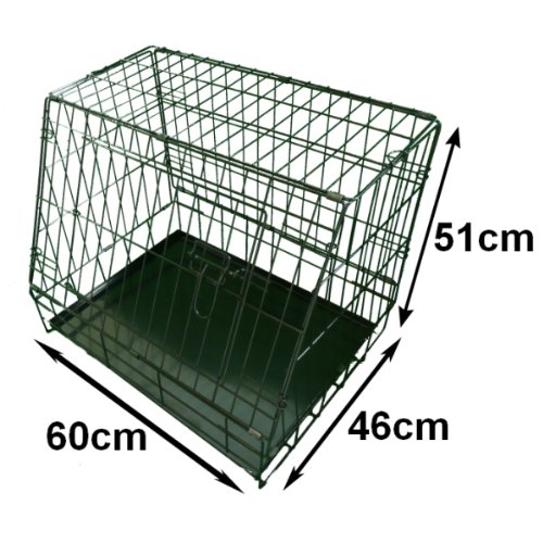 small sloping dog crate