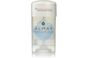 Almay Sensitive Skin Clear Gel, Anti-Perspirant & Deodorant, Fragrance Free, 2.25-Oz by Almay