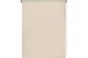 Estores enrollables Opacos con Tejido de Calidad. Estor Opaco Blackout Persiana Opaca Que aporta Oscuridad. Cortinas Dormitorio Opacas Novedad STORESDECO | Color Piedra 160 x 180 cm