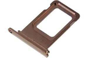 jbTec SIM-Tray Karten-Halter kompatibel mit Apple iPhone XS Max - Single Slot Schlitten Rahmen Simkarte, Farbe:Gold