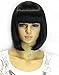 Kalyss Women's Bob Short wig Black Color Heat Resist Cospaly party Hair Wig