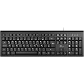 Lecoo KB101 USB Kablolu T&uuml;rk&ccedil;e Q Klavye - QWERTY T&uuml;rk&ccedil;e Tuş Dizilimi, Sayısal Tuş Takımına Sahip, Sıvı D&ouml;k&uuml;lmelerine Dayanıkl