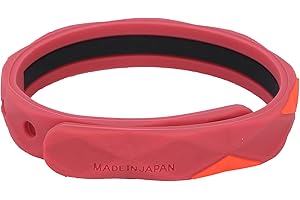 BRRNOO Pulsera de silicona antiestática, pulsera antiestática ajustable Pulsera de goma de silicona personalizada, mejora el sueño Pulsera de eliminación electrostática de invierno para hombres (rojo)