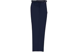 Ozmoint School Uniform Boys Mens Elastic Back Short Leg Belt Trouser (S-7XL)