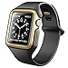 Produktbild Clayco Apple Watch 3 Armband 42mm [Hera] Slim Apple Watch 3 Case Stoßfest iWatch Schutzhülle Kratzfest Hülle für Apple Watch 42mm Serie 3 / Serie 2 / Serie 1, Gold