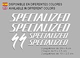 Encaje perfecto Ecoshirt 8H-CT7D-CTXF Pegatinas Special F123 Vinilo Adesivi Decal Aufkleber Клей MTB Stickers Bike, Blanco