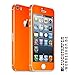 IPHONE 5S ORANGE MATT FOLIE SKIN ZUM AUFKLEBEN bumper case cover schutzhülle i phone