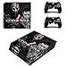 Produktbild THTB Playstation 4 Pro + 2 Controller Aufkleber Schutzfolien Set - God of War (2) /PS4 P