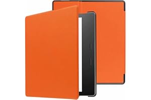 WYTONG Toute Nouvelle Coque en Cuir Ultra légère pour Kindle Oasis (9e et 10e générations Uniquement, Versions 2017 et 2019), Couleur Unie