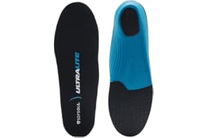 Sof Sole Ultra Lite Semelles - Semelles orthopédiques légères, soutien de la voûte plantaire, amortissantes, respirantes, idéales pour la course, la marche & chaussures de travail