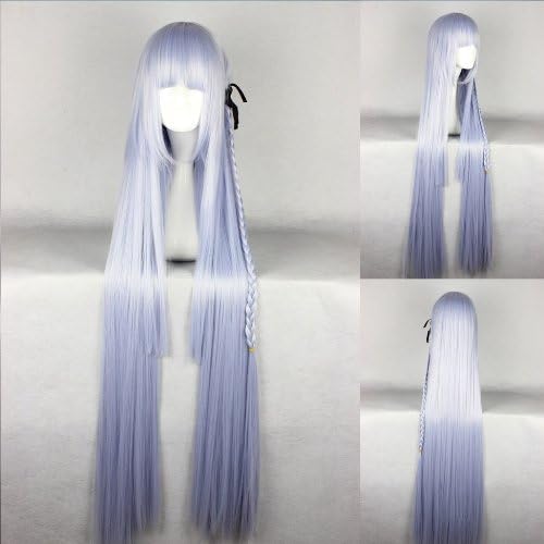 Ladieshair Cosplay Wig Purple 100 cm Straight Kyoko Kirigiri from Danganronpa