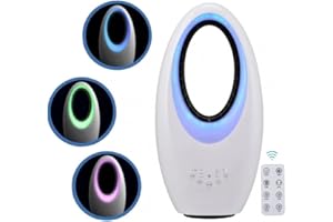 Wonder Pro WP Ventilador Sin Aspas Cromoterapia Colour, Ventilador Air con Color Cromoterapia, Climatizador de Aspas