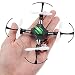 Produktbild Wokee JJRC H8 Mini 2.4G 4CH 6 Achsen RTF RC Quadcopter Led Nachtlichter Quadcopter Drone mit HD Kamera mit Höhe Hold Funktion, Headless Modus und One Key Return Home, Farbe Schwarz CF-Modus