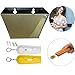 Produktbild Bier Cap Catcher Bier Cap sammeln Box und Cap Launcher Shooter mit Schlüsselanhänger, Schießen bis zu 5 Meter/16.4ft, Paket inkl, Halterung + 1 weiß Cap Launcher + 1 gelb Cap Launcher