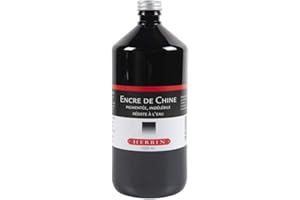 J Herbin 1000 ml de la India de tinta – negro